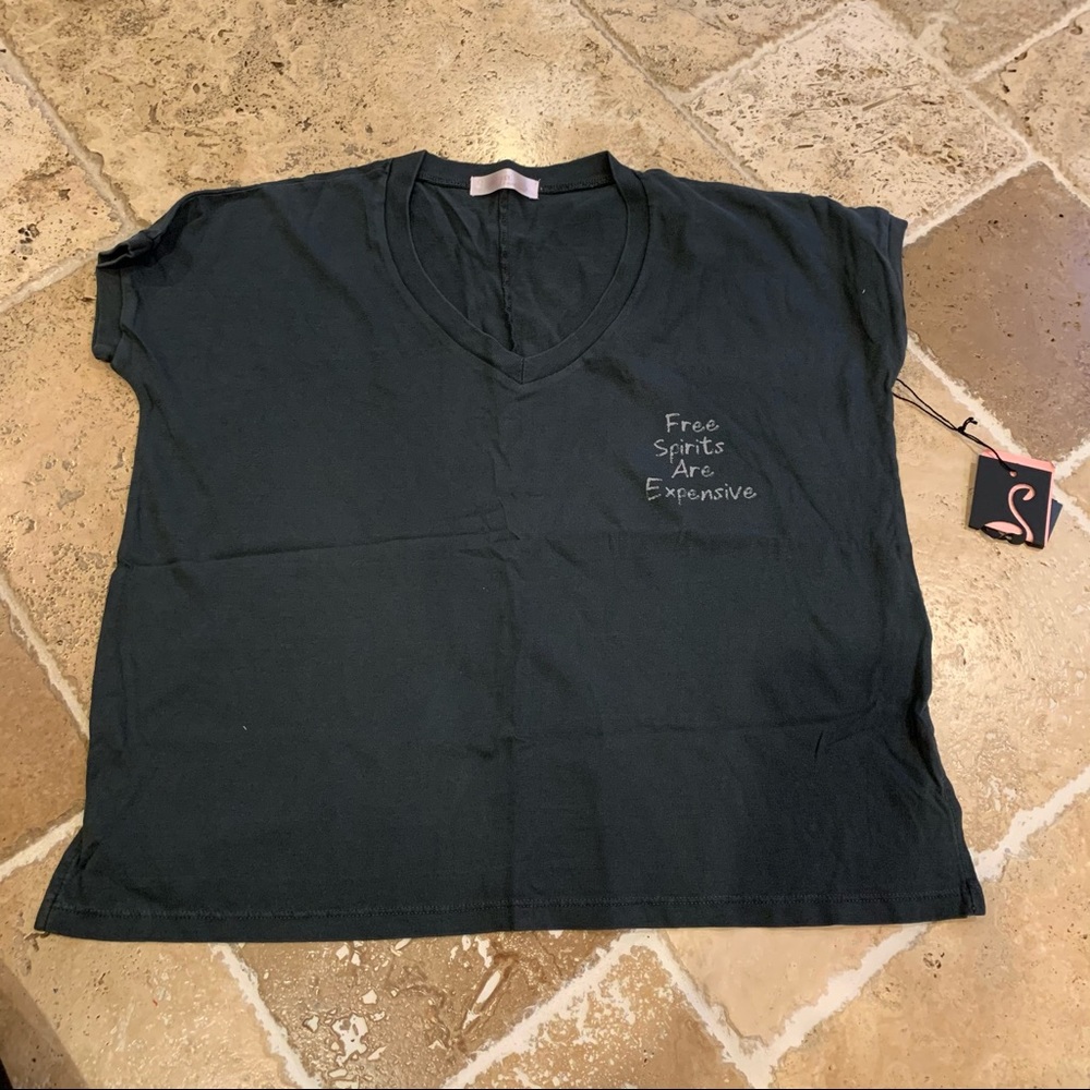 Sugar Brand Free Spirits are Expensive Tee Shirt Short Sleeve S